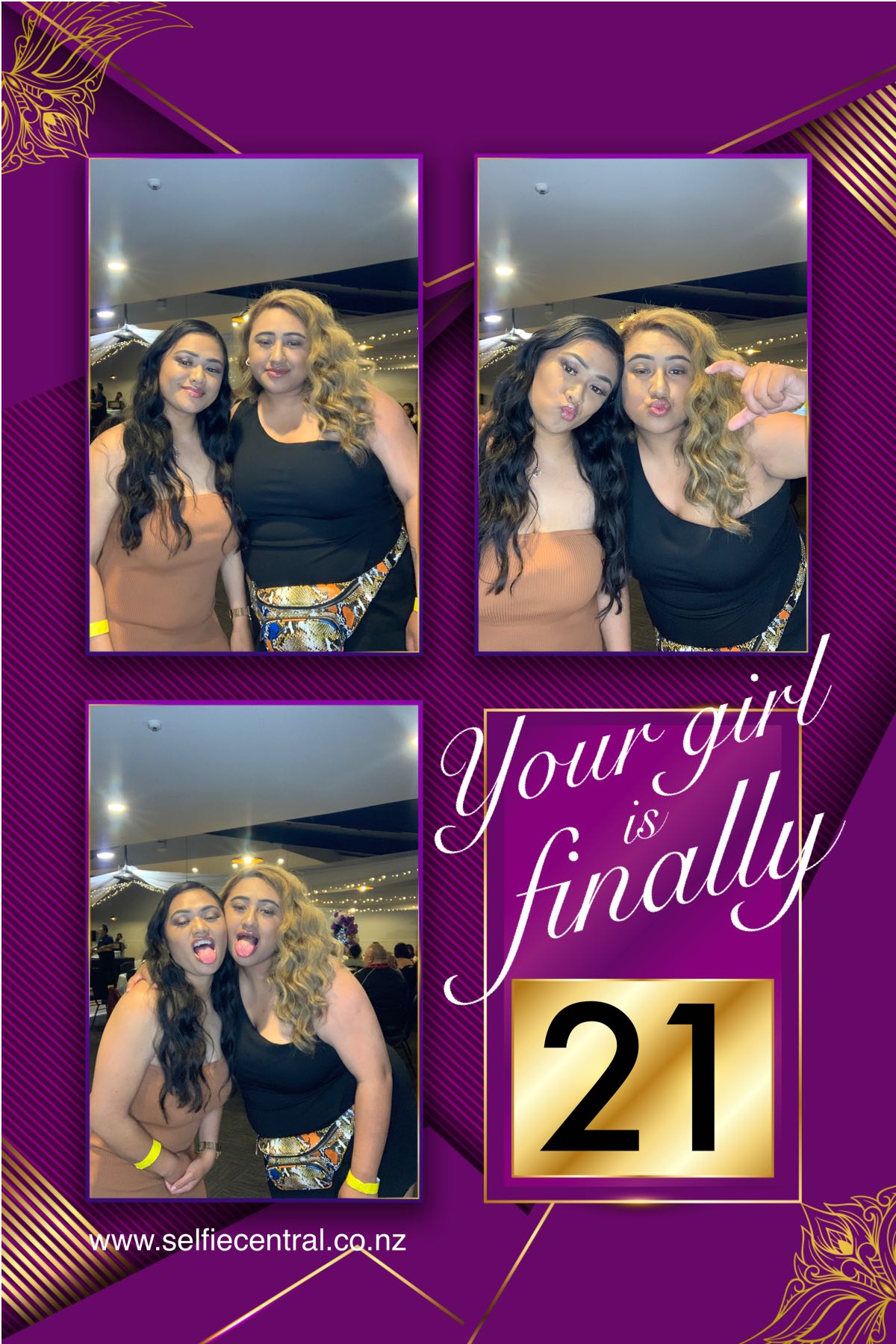Your girl is finally 21 | View more photos from the event at gallery.photobooth.co.nz/u/SelfieCentral/Your-girl-is-finally-21